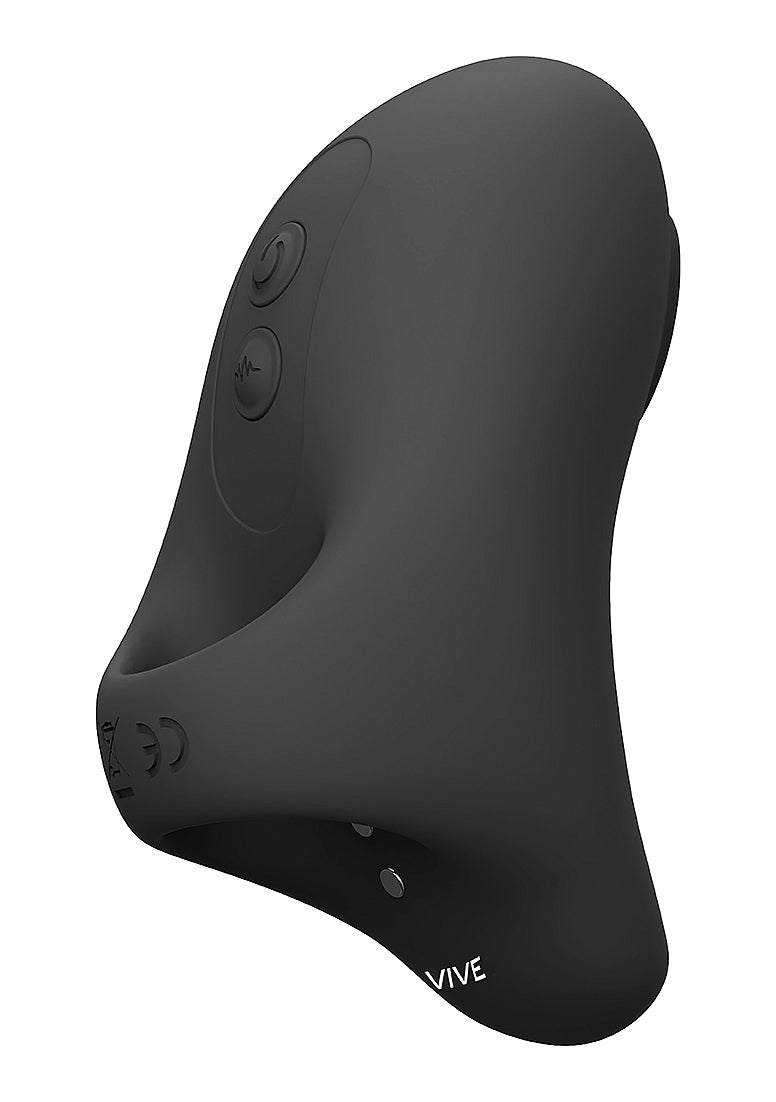 Shots Toys | VIVE Hana Ergonomic Clitoral Finger Vibrator Black