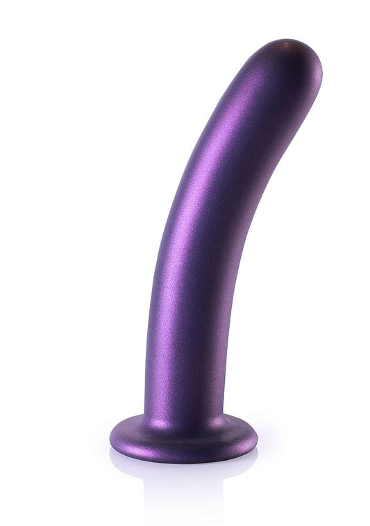 Shots Toys | OUCH! Smooth G-Spot Dildo - 7" / 17 cm - Metallic Purple