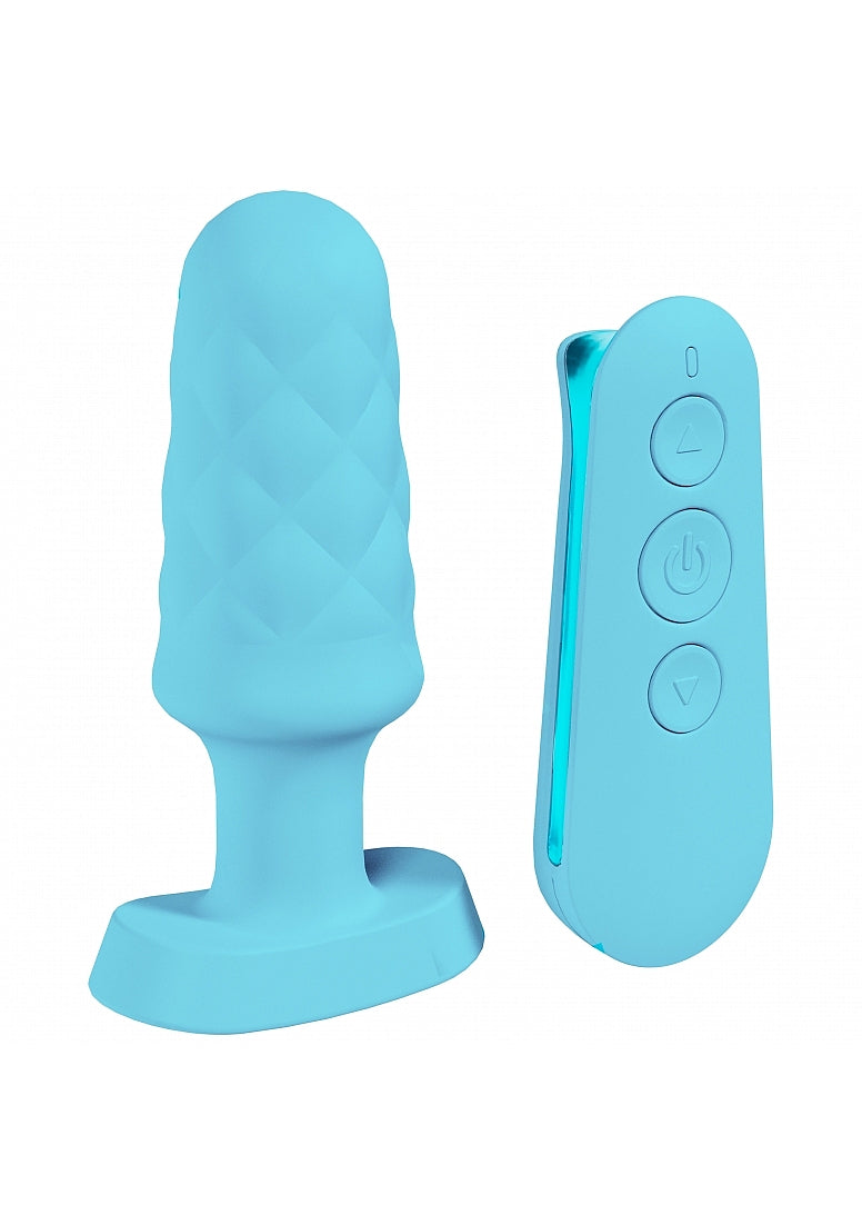 Shots Toys | LOVELINE Velvet - Remote Control Vibrating Plug - Blue
