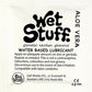 Wet Stuff Aloe Vera Water Based Lubricant Sample Travel Sachets 4g (100 Pack)