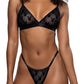 Playboy Dueling Bunny Bikini 2 Pc Black Size OS