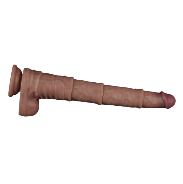 Lovetoy Nature Cock 16" Dual Layered Bendable Silicone Cock XXL