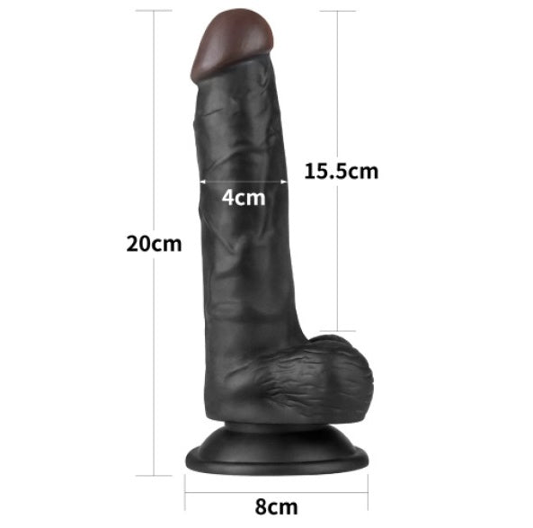 Lovetoy Ingen Easy Strap-On Set Black 7.5"