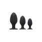 Shots Toys | OUCH! Diamond Shape Butt Plug Set - Black