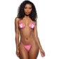 Playboy Dueling Bunny Bikini 2 Pc Pink Size OS