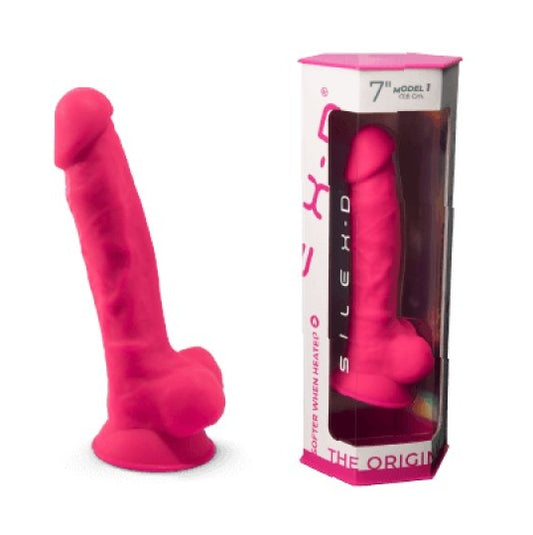 Adrien Lastic Silexd 7" Model 1 Realistic Silicone Dildo - Pink