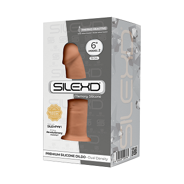 Adrien Lastic Silexd 6" Model 2 Liquid Silicone Dong Dildo Caramel