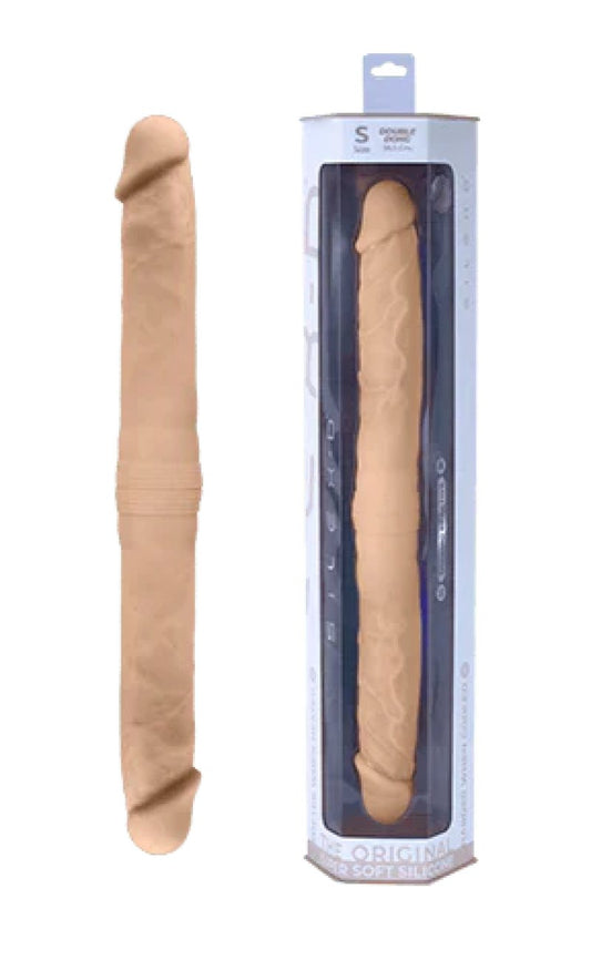 Adrien Lastic Silexd Model 1 Dual Density Double Dong - Small 15" / 38.5cm - Flesh