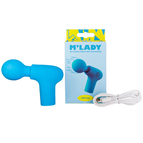 BMS M’Lady Silicone Vibrating Massager Massage Gun
