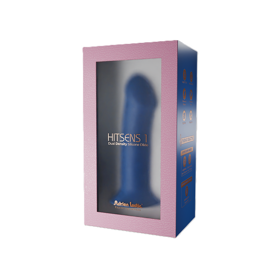 Adrien Lastic Hitsens 1 - 7" Blue Premium Double Density Dildo