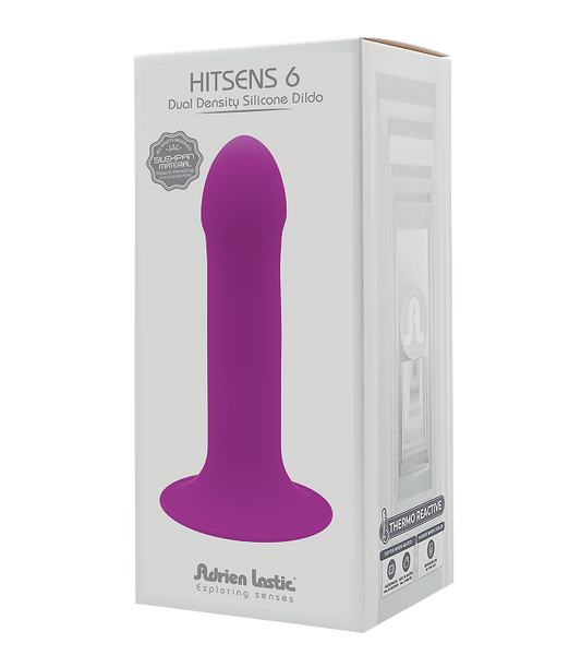 Adrien Lastic Hitsens 6 - 5" Purple Premium Double Density Dildo