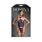 Fantasy Lingerie DOMINA Gartered Bustier & Panty - Navy Size S/M or M/L