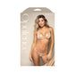 Fantasy Lingerie OPULENCE Pearl Bra & Crotchless Panty - Gold Size S/M or M/L