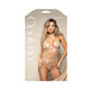 Fantasy Lingerie OPULENCE Pearl Halter Teddy - Gold Size S/M or M/L