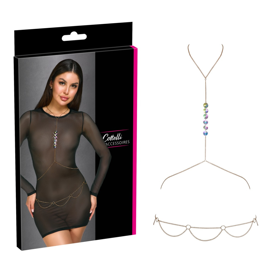 Orion | Cottelli Accessories - Body Chain Gold