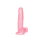 CalExotics Size Queen 6" 8" 10" 12" Purple/Pink/Blue Dildo