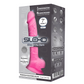 Adrien Lastic Silexd 7" Model 1 Premium Silicone Dildo - Pink Glow In The Dark
