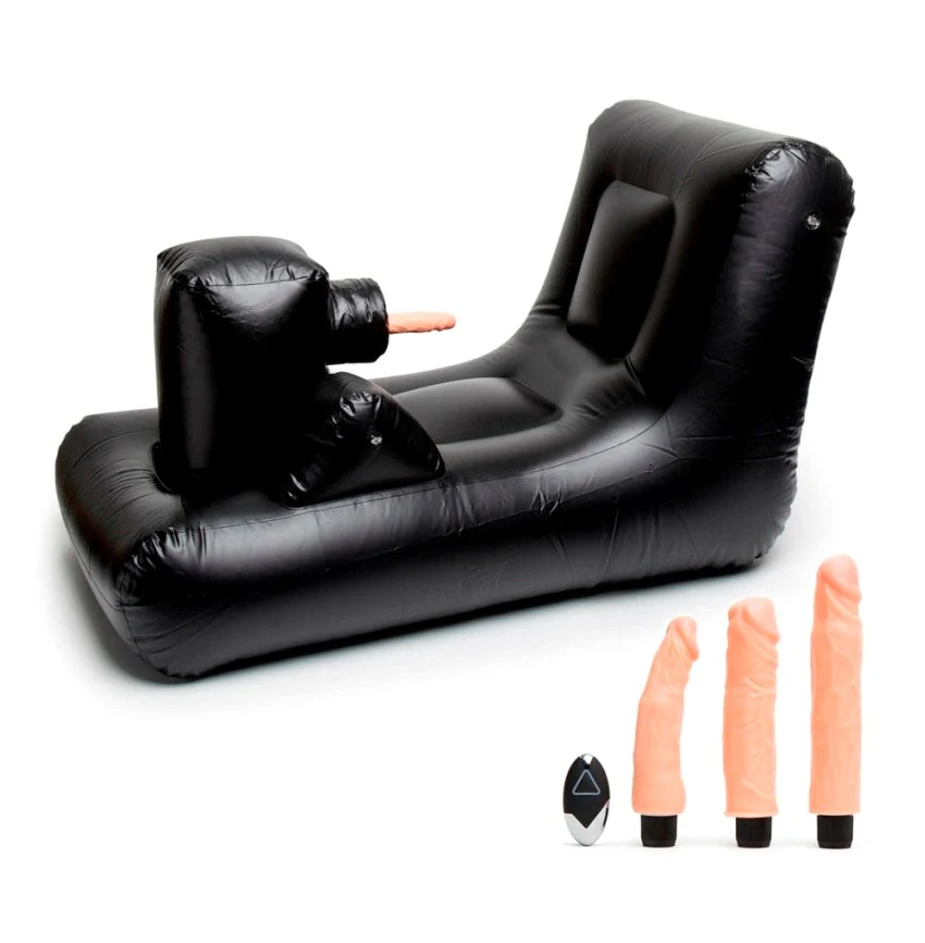 Excellent Power | Dark Magic Inflatable Bed 3 Speed Vibrator Black