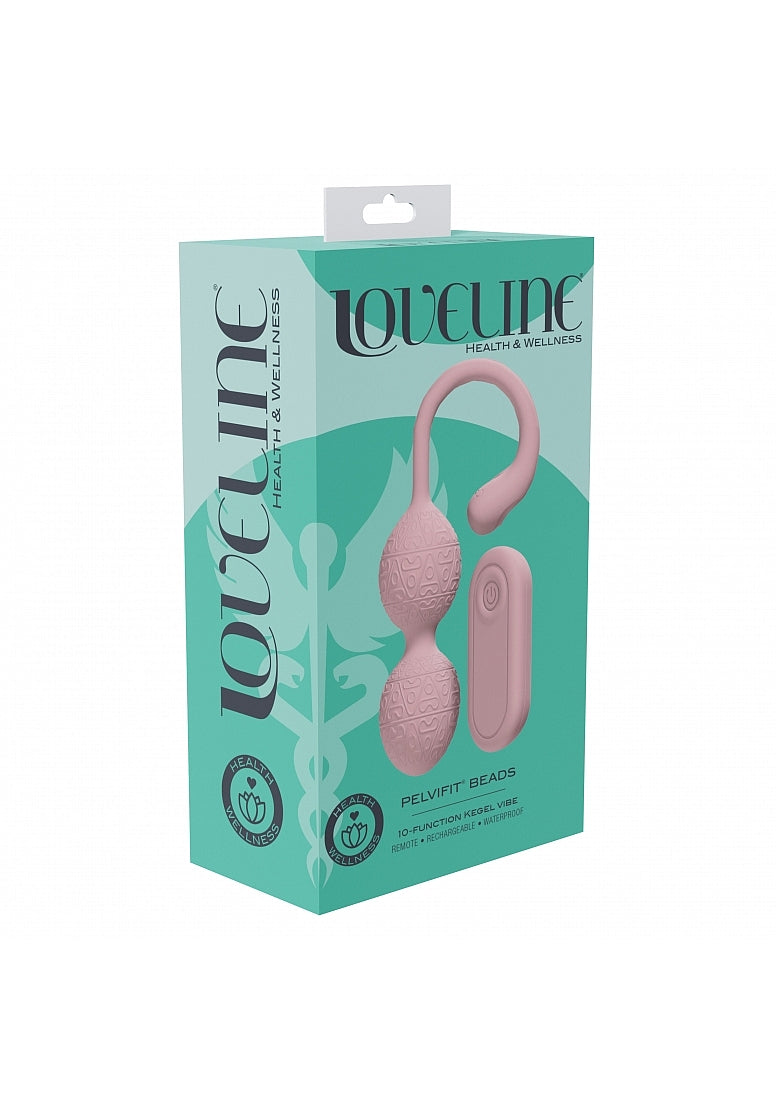 Shots Toys | LOVELINE PelviFit - Remote Control Beads Kegel Vibrator - Pink