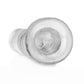 Shots Toys | REALROCK Crystal Clear 5.5" Curvy Dildo/Plug - Translucent