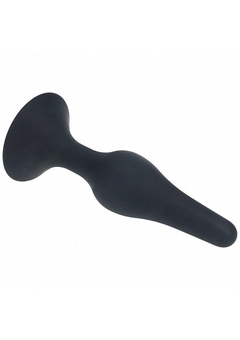 Shots Toys | LEVELZ - Slim Silicone Anal Plug - Medium - Black