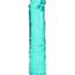 Shots Toys | REALROCK Crystal Clear 18cm Straight Dildo - Turquoise 7" Dong
