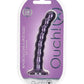 Shots Toys | OUCH! Beaded G-Spot Dildo - 6.5" / 16.5 cm - Metallic Purple