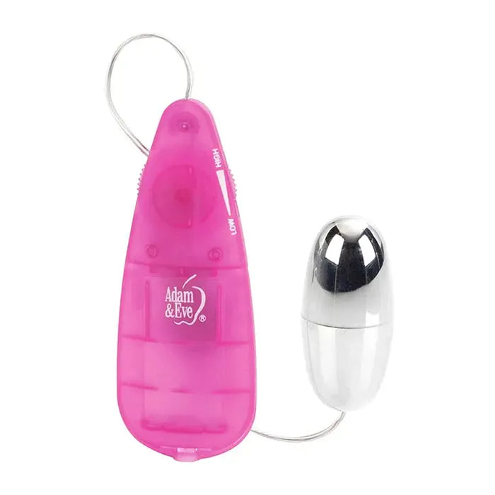 Adam & Eve VIBRATING SILVER BULLET 2.0 - Bullet Vibrator with Pink Remote