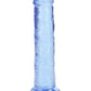 Shots Toys | REALROCK Crystal Clear 6" Straight Dildo No Balls - Blue