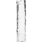 Shots Toys | REALROCK Crystal Clear 11" Straight Dildo No Balls - Translucent
