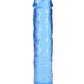 Shots Toys | REALROCK Crystal Clear 10" Straight Dildo No Balls - Blue