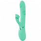 Shots Toys | VIVE Fiore Triple Motor G-Spot Air Wave Vibrating Tapping Flared Clit Stimulator Green