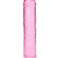 Shots Toys | REALROCK Crystal Clear 9" Straight Dildo No Balls - Pink