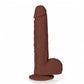 Shots Toys | REALROCK Straight Realistic Dildo with Balls - Brown 18cm (7") Dong