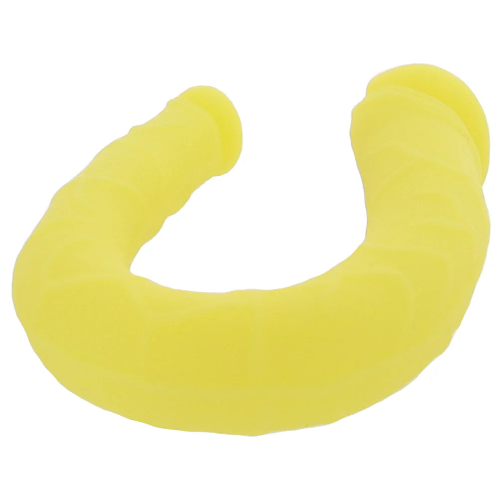 Calexotics Boundless™ AC/DC Double Ended Dong Dildo Yellow