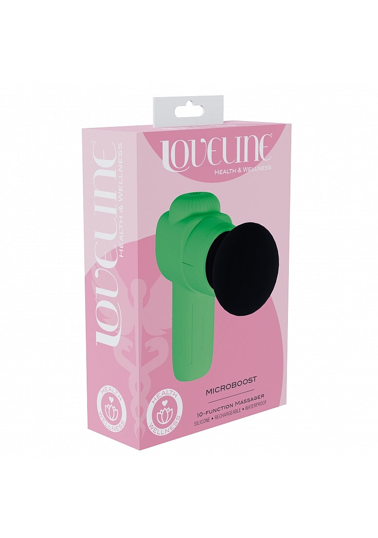 Shots Toys | LOVELINE MicroBoost Massager - Mini Massage Gun - Green