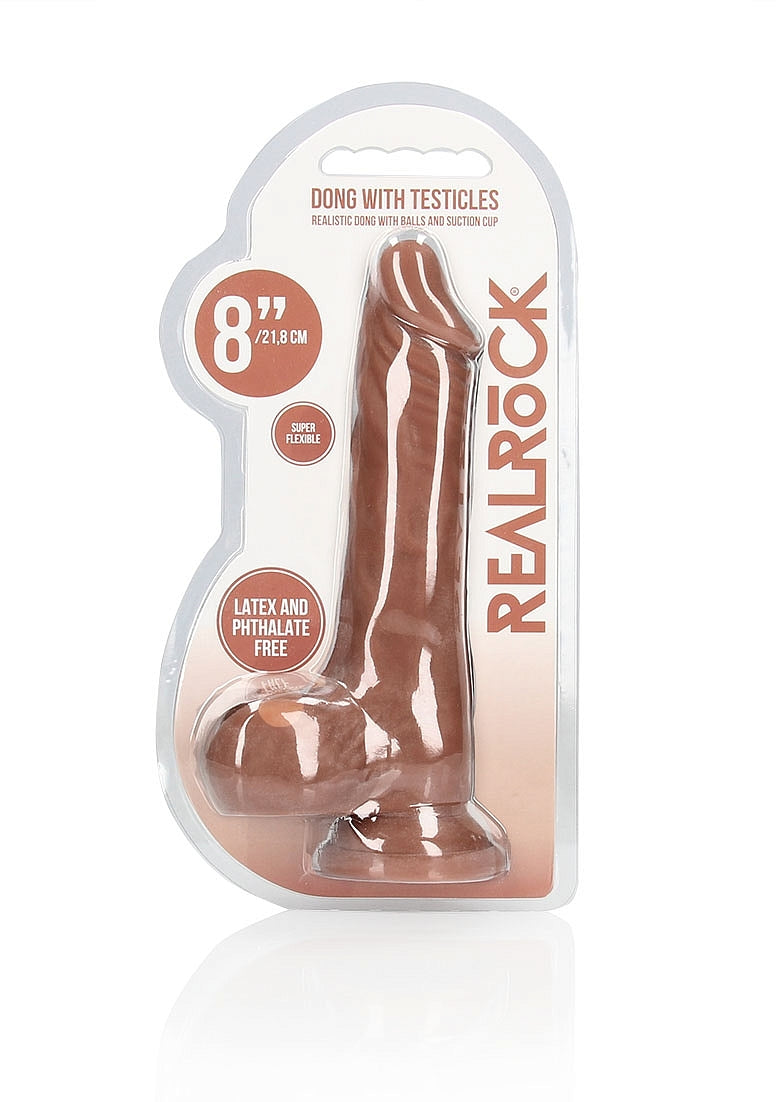 Shots Toys | REALROCK Realistic Dildo With Balls 8" / 20cm Tan