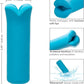 Calexotics Kyst Lips Mini Bullet Vibrator - Blue