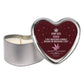 Earthly Body Hemp Seed Lovers Heart Candle Display - Counter Display of 12 and Tester