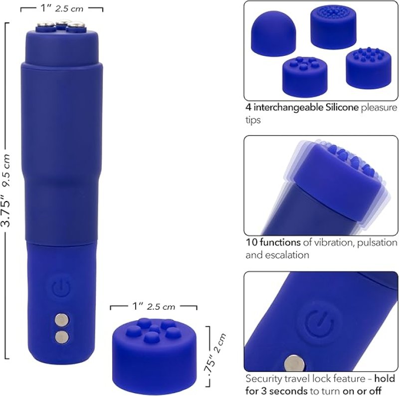 Calexotics Kyst™ Mega-Mite™ Discreet Stimulator - Purple