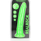 Shots Toys | REALROCK 25cm Slim Glow in the Dark Neon - Green (9") Dildo Dong