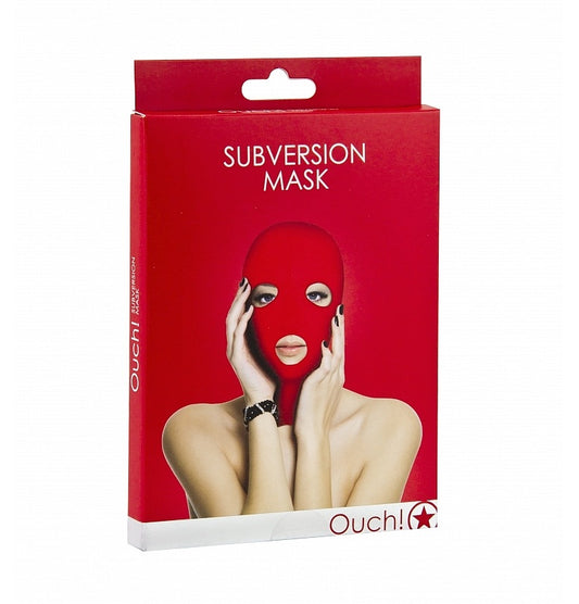 Shots Toys | OUCH! Subversion Mask Hood Red
