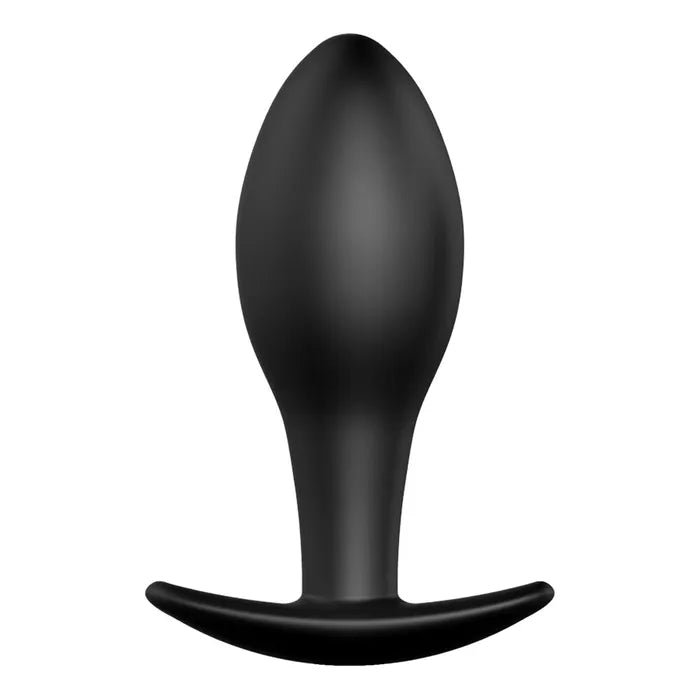 Party Up JEFF Silicone Plug - Black 8.5cm Butt Plug