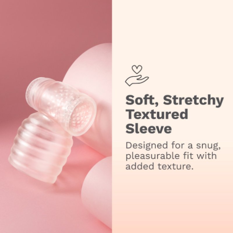 Le Wand Clear Male Masturbator Wand Attachment