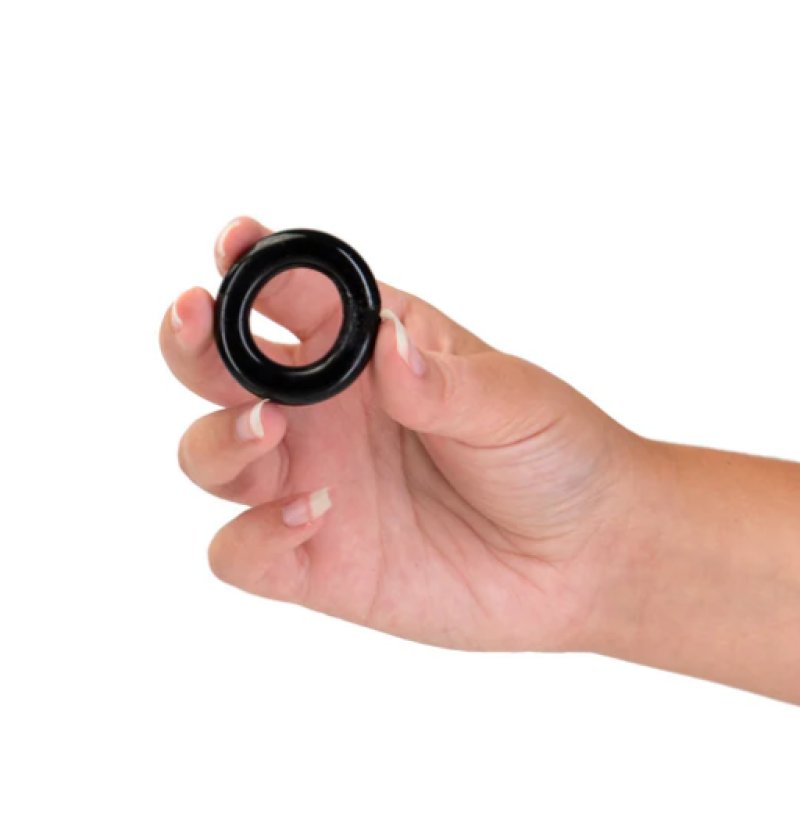 OxBalls Willy Rings Stretchy Black Cock Rings - 3 Pack