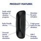 Satisfyer Perfect Grip - Vibrating Masturbator - Black