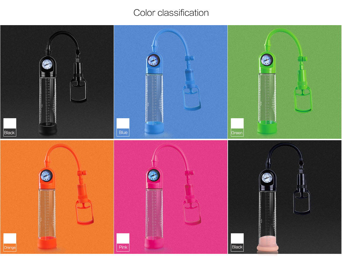 Canwin MEN Pull Rod Penis Pump with Gauge