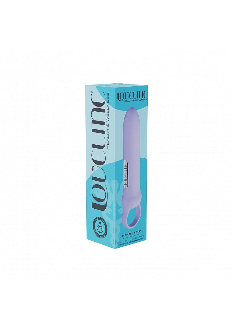 Shots Toys | LOVELINE Harmony Loop Grip - Bullet Massager Vibrator - Lavender