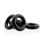 Hunkyjunk Jacker 5-stack Five-pack Tube Super-strong Cockrings Black