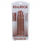 Shots Toys | REALROCK - Realistic Extra Thick Dildo no Balls 9" / 22.9cm - Tan